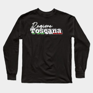 Regione Toscana --- Retro Design Long Sleeve T-Shirt